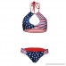American Flag Bikinis,Hemlock Women Flag Printed Swimsuits Beach Sea Swimwears Stappy Swimming Bathing Suit Red B07D6845HV